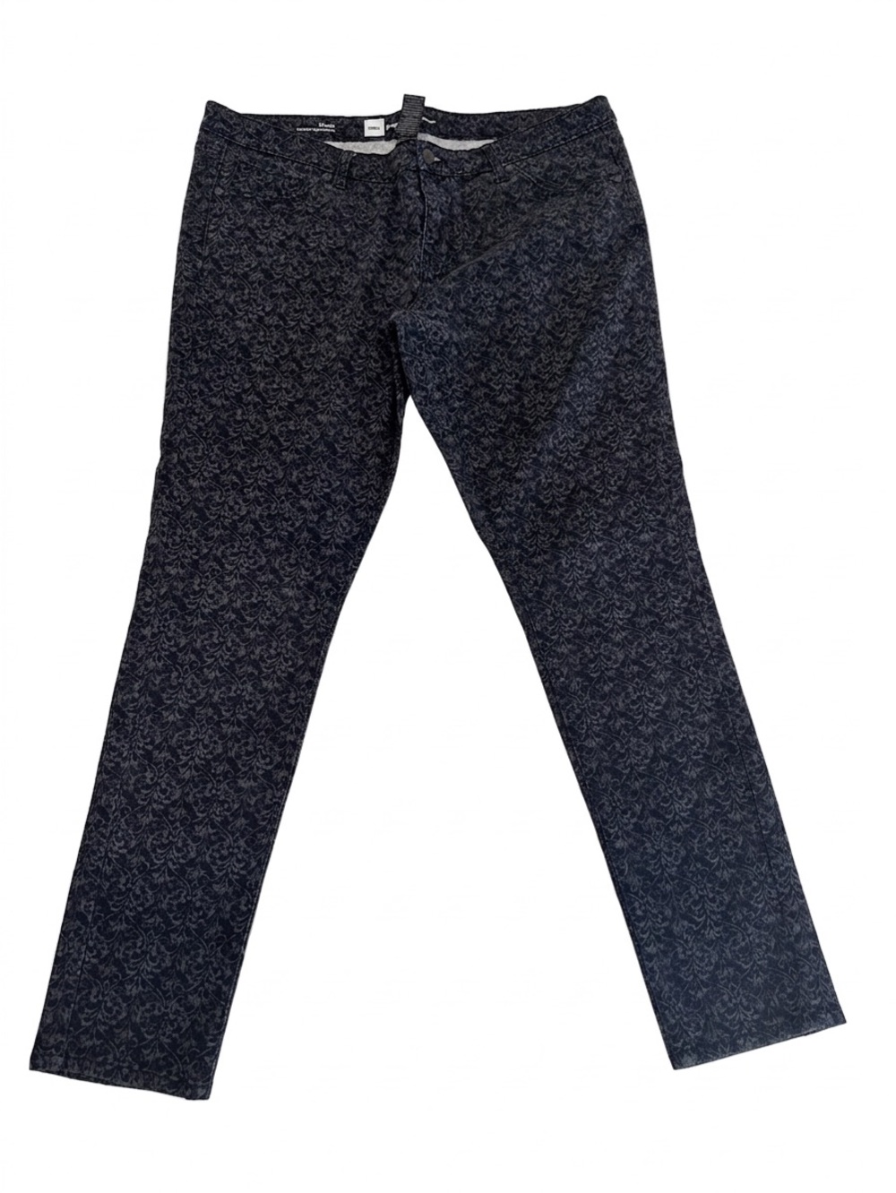 Mossimo Black Floral Damask Skinny Jeans - Size 16
